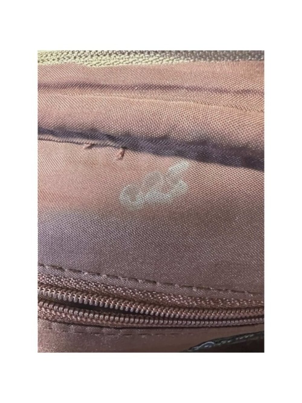 US Polo Assn Monogram Satchel Handbag Brown Canvas Faux Leather Horse Print Logo - Picture 13 of 13